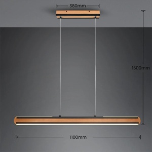 Led visilica Deacon 1x42W Trio Lighting 326610232 - Img 3