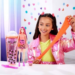 Lutka Barbi sa iznenađenjem Barbie Pop Reveal Bubble Tea Mango Mochi 191277 - Img 4