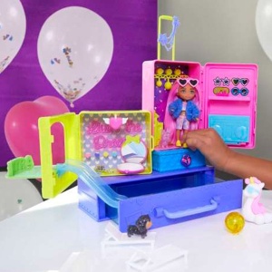Lutka Barbie Extra set mini party Mattel 53367 - Img 4