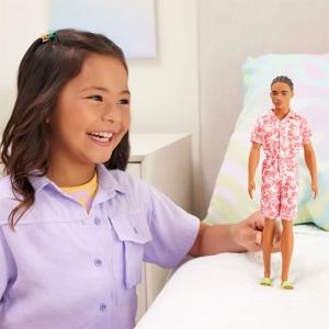 Lutka Ken u havajskom stilu 29cm Barbie Fashionista 255702 - Img 3