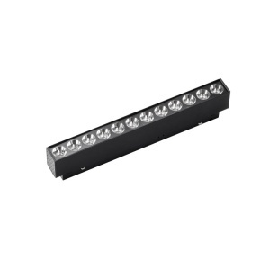 Magnetna Šinska Led Svetiljka Tačkasta Crna 12W Vk-20-Lb-12 Aura VAR-VK-20-LB-12