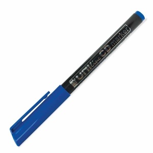 Marker za CD Plavi 10 markera UNL-0119 Uni Line 55666