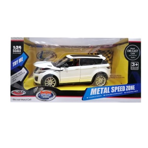 Metalni auto 1:24 sa zvučnim i svetlosnim efektom plavi 20529 - Img 2