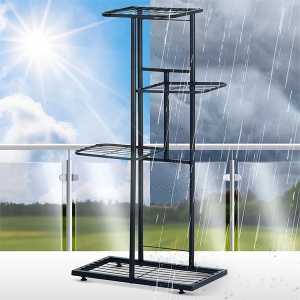 Metalni stalak 4 nivoa 43,5x22,5x80cm Vilde 569807 - Img 3