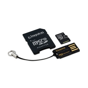 MicroSD MobilityKit 64GB Class10+SDadapter+USBcita MBLY10G2/64GB