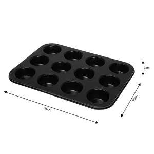 Modla za mafine i projice 12 rupa Kinghoff KH4099 - Img 2