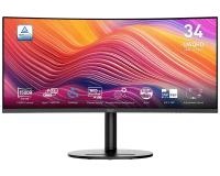 Monitor 34 inča MODERN MD342CQP UWQHD 3440x1440 120Hz FreeSync Premium zakrivljeni monitor MSI MON03595