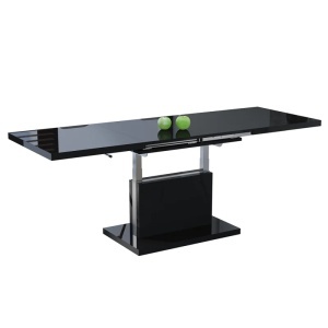 Multifunkcionalni Sto Aston Glossy Crni 1656
