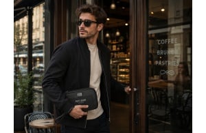 Muška torbica za ruku Durham crna Pepe Jeans 72.941.41 - Img 11