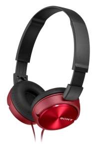 Naglavne slušalice sa mikrofonom crvene Sony MDR-ZX310APR