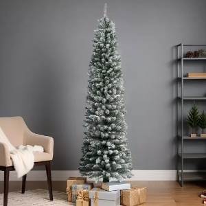 Novogodišnja jelka Pencil pine snowy 180cm-50cm Everlands 68.4021