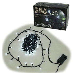 Novogodišnje LED lampice 256 komada bele 8 funkcija 52-125000 - Img 2