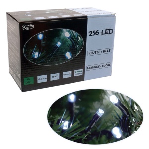 Novogodišnje LED lampice 256 komada bele 8 funkcija 52-125000