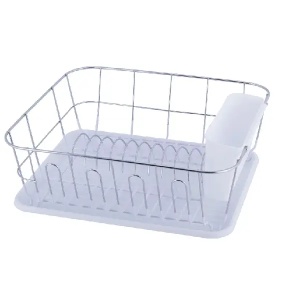 Oceđivač za sudove 37 x 33 x 13,5 cm beli Kamille 0763D