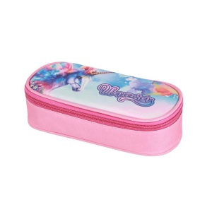 Pernica prazna Spirit Mini My Bag Unicorn 1-zip 20x6x10cm roze jednorog duga