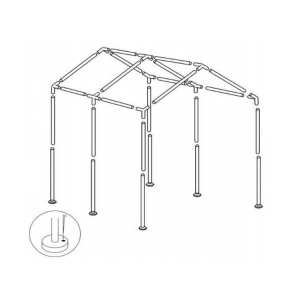 Plastenik 2,5x2x2,11m Iskra GH-033 - Img 2