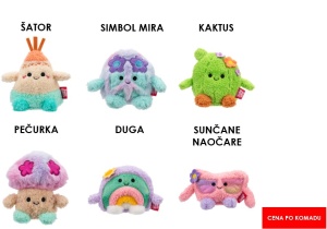 Plišana igračka BumBumz Zabavnjaci 20cm