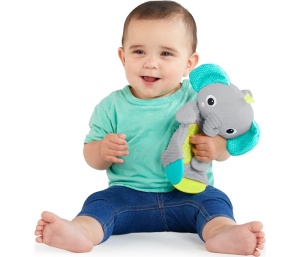 Plišana igračka Glodalica 0m+ Kids II Bright Starts Snuggle & Teethe Elephant SKU12347 - Img 2