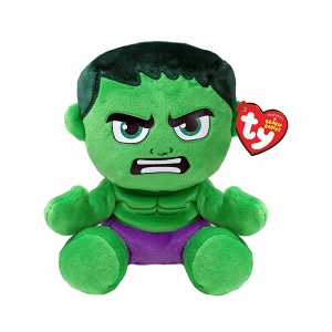 Plišana igračka Hulk 23x8x11cm TY Beanie Babies 58157