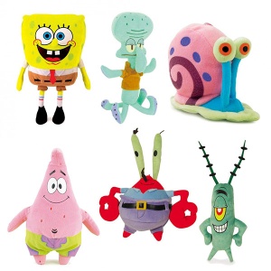 Plišana igračka Sunđer Bob, 27 cm , 6 sort 61-159000