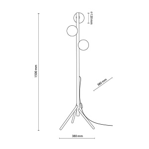 Podna lampa Estera 3xG9 TK Lighting 5809 - Img 4