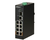 PoE svič PFS3110-8ET-96-V2 8-portni crni Dahua Gigabit