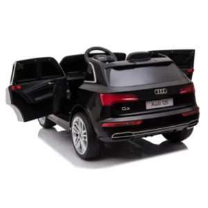 Policijski auto na akumulator Audi Q5 crno-beli NBL A068469 - Img 2