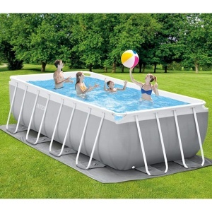 Porodični bazen za dvorište 400x200x122cm Intex Prism Frame 26790NP - Img 2