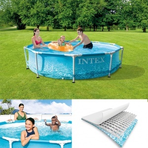 Intex Beachside porodični bazen 305x76 cm sa metalnim okvirom