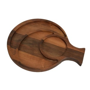 Poslužavnik sa ručkom Orah 390x290x16mm Wood Holz 6009 B1wh