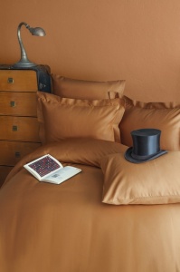 Posteljina Issimo Saten Double Simply Satin Terra Cota 040681