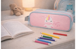 Prazna pernica sa 2 pregrade Happy Pets pink Roll Road 49.942.45 - Img 7