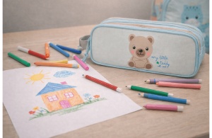 Prazna pernica sa 2 pregrade Happy Pets Roll Road 49.942.46 - Img 7