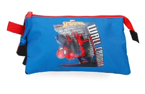 Prazna pernica sa 3 pregrade Spiderman Wall Crawler plava 42.743.11