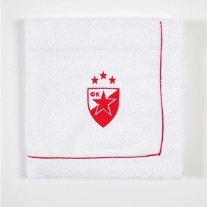 Prekrivač frotir FK Crvena Zvezda 80x120cm bela crvena - Img 2