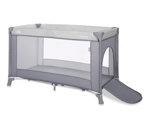 Prenosivi Krevet 1 Nivo Lorelli Torino Grey Striped Elements 10080452213 - Img 2