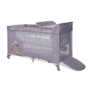Prenosivi Krevet 2 Nivo 2023 Lorelli Grey Dream 10080412365 - Img 2