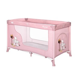 Prenosivi krevetac Moonlight 1nivo Rose Rabbits Lorelli 10080392153
