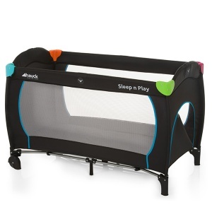 Prenosivi krevetac Sleep n Play Go Plus Multi Hauck A003857 MULTIBLACK