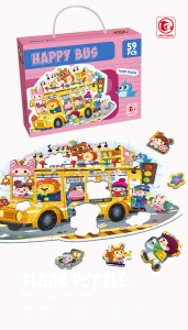Puzzle srećan autobus 59 delova