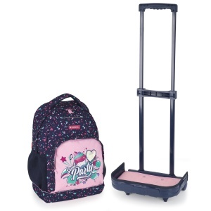 Ranac školski sa točkićima RASKLOPIV 34x46x20 cm 23 l - 1,8 kg Party - Img 5
