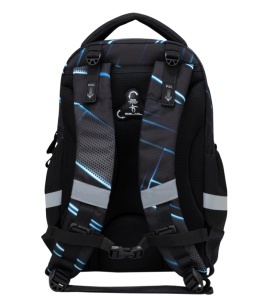 Ranac za školu Belmil Leisure plus 338-87 Midnight Turbo 28x19x36cm - Img 3