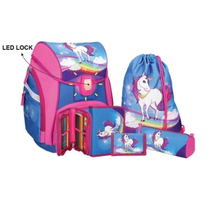 Ranac za školu Spirit Unicorn LED kopča Set TTS 407028