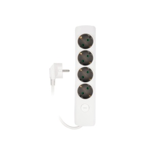 Razvodnik sa 4 mesta 1.4m 1.5mm2 + prekidač NVU4K/WH-P/1,5 - Img 2