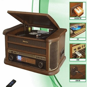Retro muzički centar sa gramofonom Roadstar HIF1993/BT