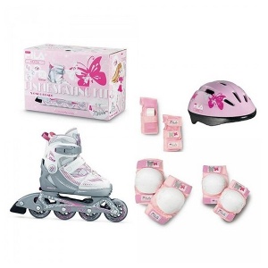ROLERI FILA DEČIJI X-ONE SET 3/1 podesive silver pink ROL-010612165