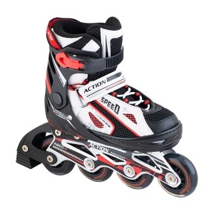 Roleri PW132B-23 crveno sivi ALU vel 31-34 ACTION 3090223