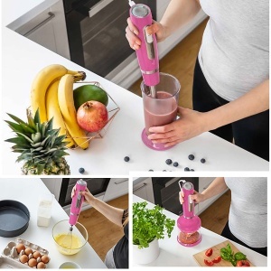 Ručni blender 2 u 1 sa funkcijom drobljenja leda SHB 4468RS-EUE3 rozi Sencor APA01884 - Img 3