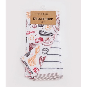 Set kuhinjska krpa i peškir 40x60cm Kuhinja