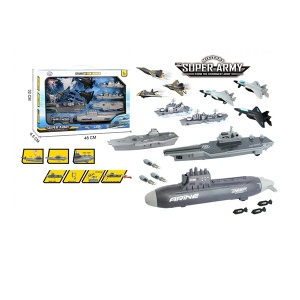 Set ratnih brodova podmornica i aviona TO84A 58412
